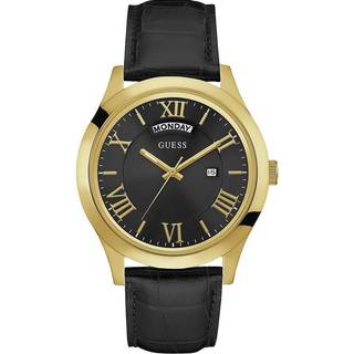 Guess W0792G4 Metropoliton Sort/Læder Ø44 mm
