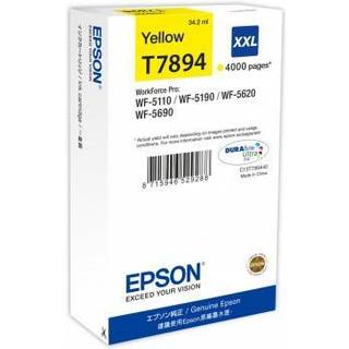 Epson T7894 - Yellow Ink XXL (T7894) - Blækpatron Gul