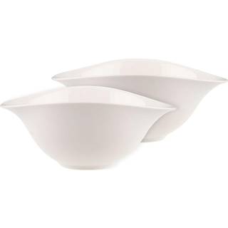 Villeroy & Boch Vapiano Salad Bowl 2 Pieces - Salatskåle Porcelæn Hvid - 10-4257-8411