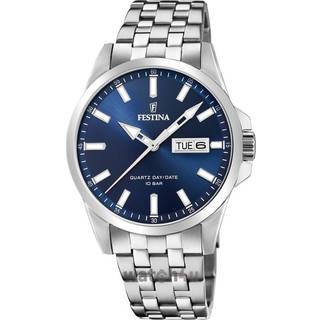 Festina F20357/3 Herrenuhr Quarz Stahl/Blau