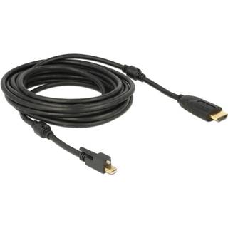 DELOCK Displayport Kabel Delock mini DP -> HDMI St/St 5.00m 4K +Sch