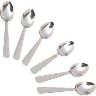 Sæt med 6 teskefulde, rustfrit stål - Kitchen Craft
