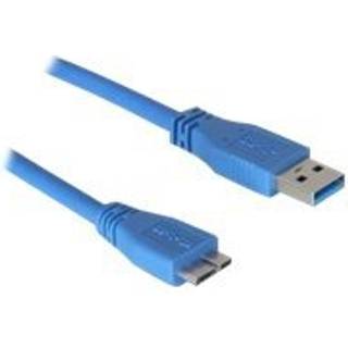 DeLOCK USB 3.2 Gen 1 til USB Micro-B, blå | 2 meter | PRIS-MATCH