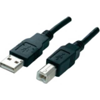 Manhattan USB 2.0 USB-kabel 1.8m Sort