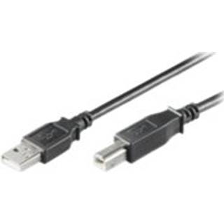 MICROCONNECT USB2.0 A-B M/M 1m BLACK