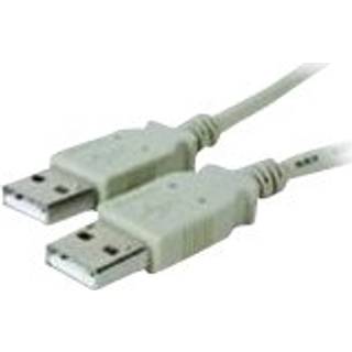 MICROCONNECT USB2.0  A - A 0,5m. M-M, BLACK