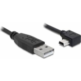 Delock USB-A han 2.0 til Mini-B han vinklet - 1 m