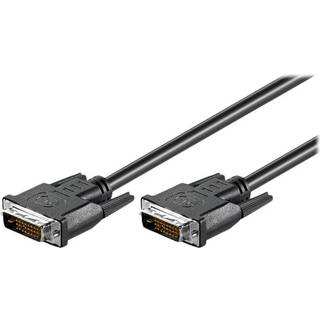 MICROCONNECT DVI-D 24+1-pin 2m M-M Black