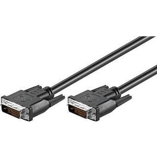 MICROCONNECT DVI-D 24+1-pin 1m M-M Black