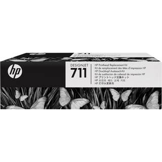 HP 711 Printerhoved-udskiftningssæt - Sort, Cyan, Magenta, Yellow