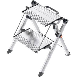 Hailo Comfortline Trappestige MK80 - 2 trin med ekstra brede trin i aluminium