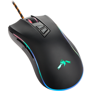 DUTZO Kir? RGB - Gaming Mus - Optisk - 7 knapper - Sort med RGB lys