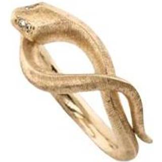 OLE LYNGGAARD COPENHAGEN Snakes ring i 18 kt guld med 4 brillanter, lille