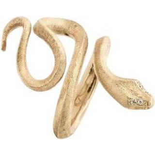 OLE LYNGGAARD COPENHAGEN Snakes ring 18 kt guld 4 brillanter, mellem