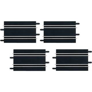 Carrera Go, Ligebaner, 17 cm, 4 stk, 1:43 [Levering: 1-2 dage]