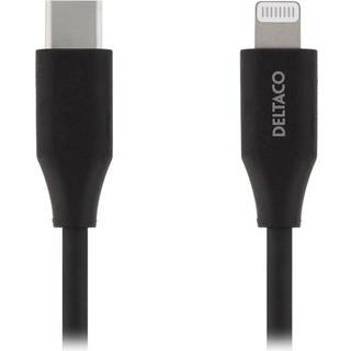 Usb-C- Lightning Kabel, 2M, Hvid Deltaco