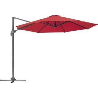 Parasol Daria med overtræk 300cm - vinrød