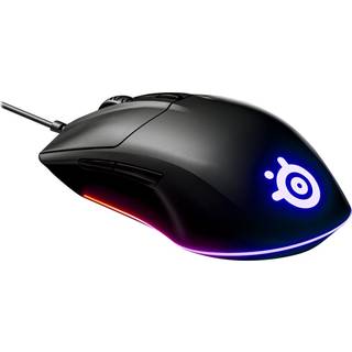 SteelSeries Rival 3 -gamingmus, kablet, sort - På lager i butik
