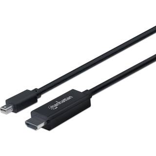Manhattan Video/audiokabel DisplayPort / HDMI 3m Sort