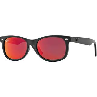 Ray - Ban Børn RJ9052S JUNIOR NEW WAYFARER 100S6Q Occhiali da sole Injiceret Sort Brun Firkantet Normal