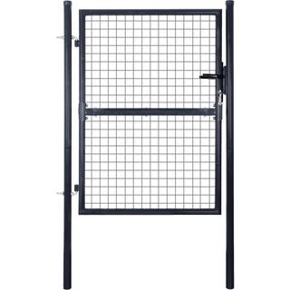 havelåge i trådnet galvaniseret stål 85,5 x 100 cm grå