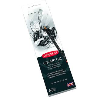 Derwent Graphic - 6 stk. - Fast Lavpris