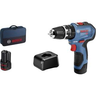 Bosch akku skruetrækkersæt GSR 12V-30 + 2 x 2,0 Ah, 06019G9004