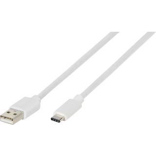 Vivanco Ladekabel USB-A 2.0 til USB-C - Vit 0,5 meter