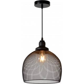 Mesh-pendel, enkeltlys, sort, Ø 28 cm