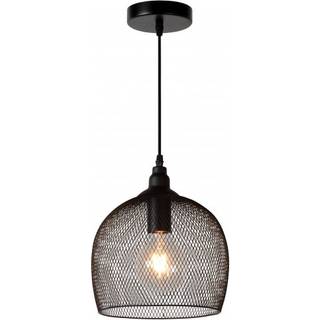 Mesh-pendel, enkelt lys, sort, Ø 22 cm