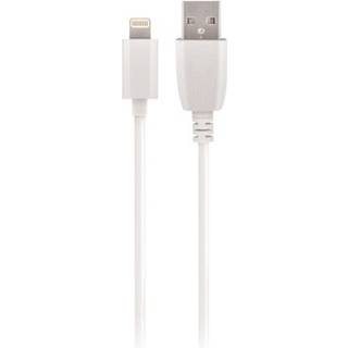 Maxlife opladerkabel Lightning (1A) 1 m, hvid