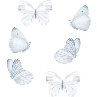 That's Mine Wallsticker Butterfly 6-pak, White