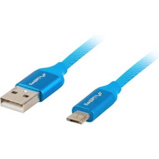 Lanberg USB 2.0 Kabel Premium MICRO-B til USB 1 Meter QC 3.0 Blå