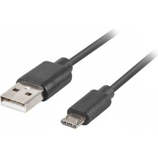 Lanberg USB 2.0 Kabel MICRO-B til USB 3 Meter QC 3.0 Sort