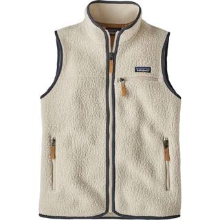 Patagonia Women's Retro Pile Vest Fleecevest Damer størrelse S farve beige