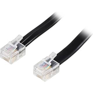 DELTACO Tlf kabel RJ11 - 5m