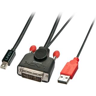 Lindy DVI-D til Mini Displayport aktiv adapter kabel - 2 m