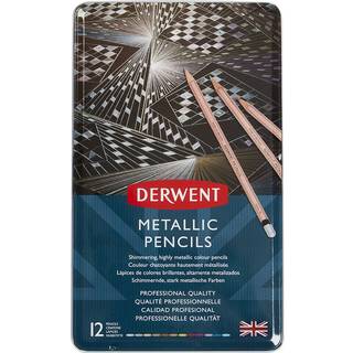 Derwent Metallic - 12 STK. - Fast Lavpri...