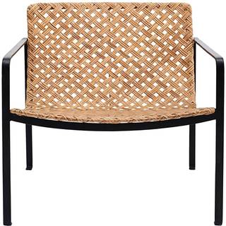 House Doctor Habra Loungestol - Lænestole Rattan Sort - 204300510