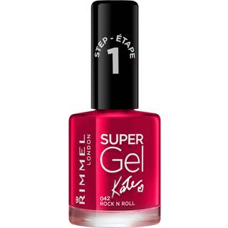 Rimmel Super Gel By Kate Geleneglelak uden UV/LED forsegling Skygge 042 Rock n Roll 12 ml - 12 ml