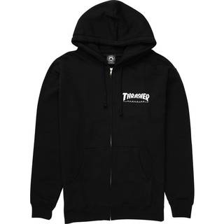 Sweatshirt Thrasher Magazine Logo Zip Hood Black S - Black - S