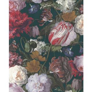 Masterpiece - Dutch Flowers - Teal