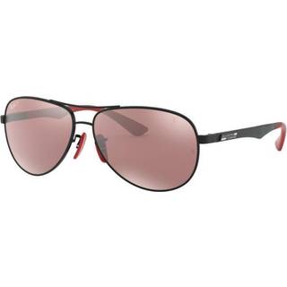 Ray-Ban RB8313M Ferrari Polarized F002H2 61 Solbriller Mænd Black - Matte Black - 61mm