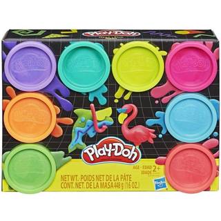 Play Doh legeler - 8 neon farver