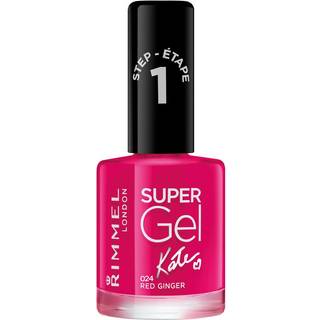 Rimmel Super Gel By Kate Geleneglelak uden UV/LED forsegling Skygge 024 Red Ginger 12 ml - 12 ml