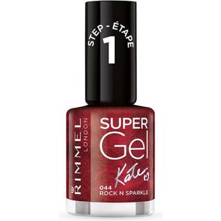Rimmel Super Gel By Kate Geleneglelak uden UV/LED forsegling Skygge 044 Rock n Sparkle 12 ml - 12 ml