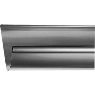 Rheinzink Tagrende 0,8x333 mm, 1/4-rund, Nr. 12, længde 3m, walzblank