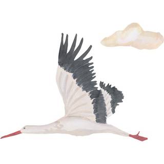 That's Mine - Wallsticker Stork Small - Multi
