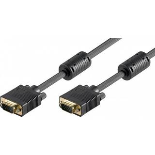 VGA Monitor Kabel m. ferrit kerne | 10 meter | PRIS-MATCH