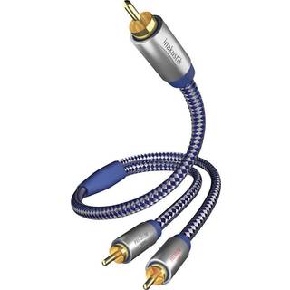 Inakustik Premium subwoofer Y kabel (1x RCA - 2x RCA) | 2 meter